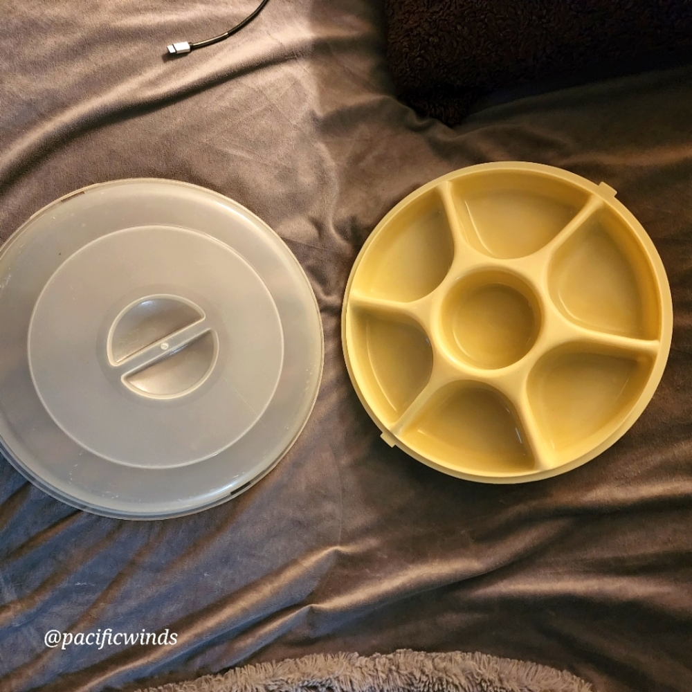 VINTAGE TUPPERWARE SERVING DISH